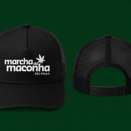 Boné Trucker Marcha da Maconha São Paulo