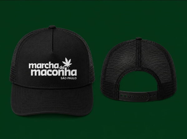 Boné Trucker Marcha da Maconha São Paulo