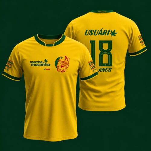 Camiseta Esportiva Marcha da Maconha SP 2026