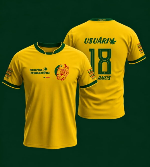 Camiseta Esportiva Marcha da Maconha SP 2026