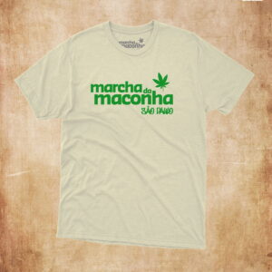 Camiseta Marcha da Maconha SP 2025 – Off White